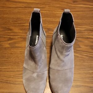 Sorel Women's Gray Suede Wedges